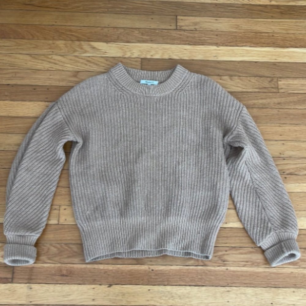 Madewell Camel Sweater XS
